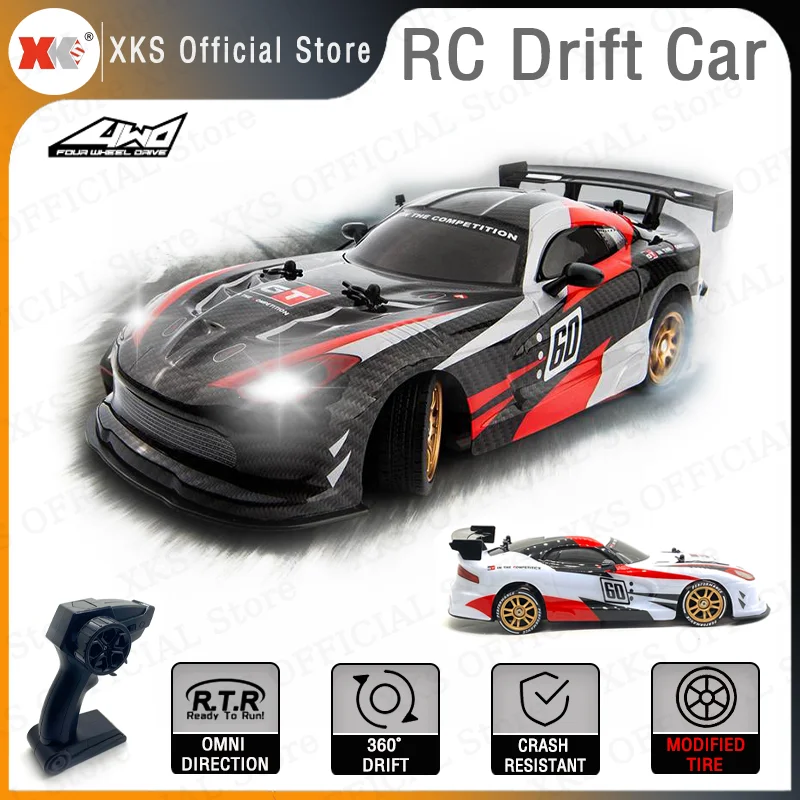 

JJRC Q116 RC Car 2.4G 4x4 Remote Control Controller Car 360° Drift LED Light OMIN Direction Four Wheel Dive RC Toy Car for Child