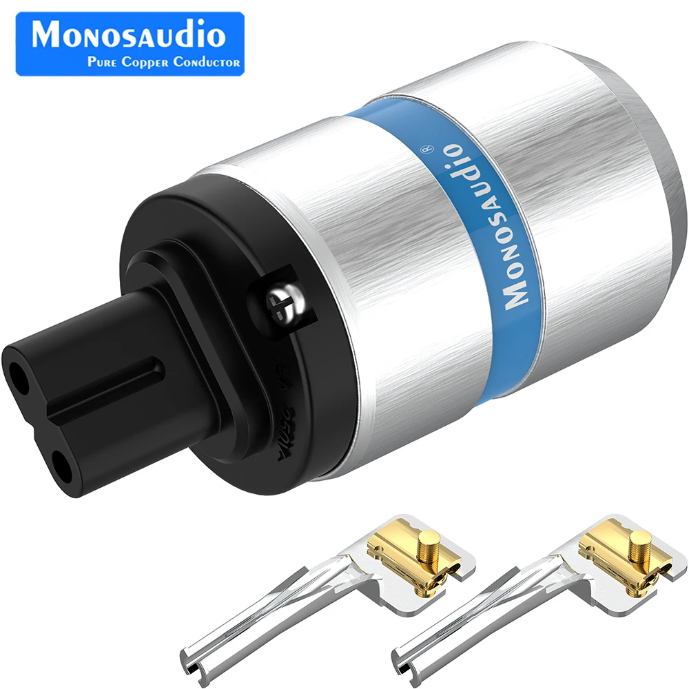 Высококлассный штекер Monosaudio F180/2/4/6 8 IEC гнездовой разъем из чистой меди с