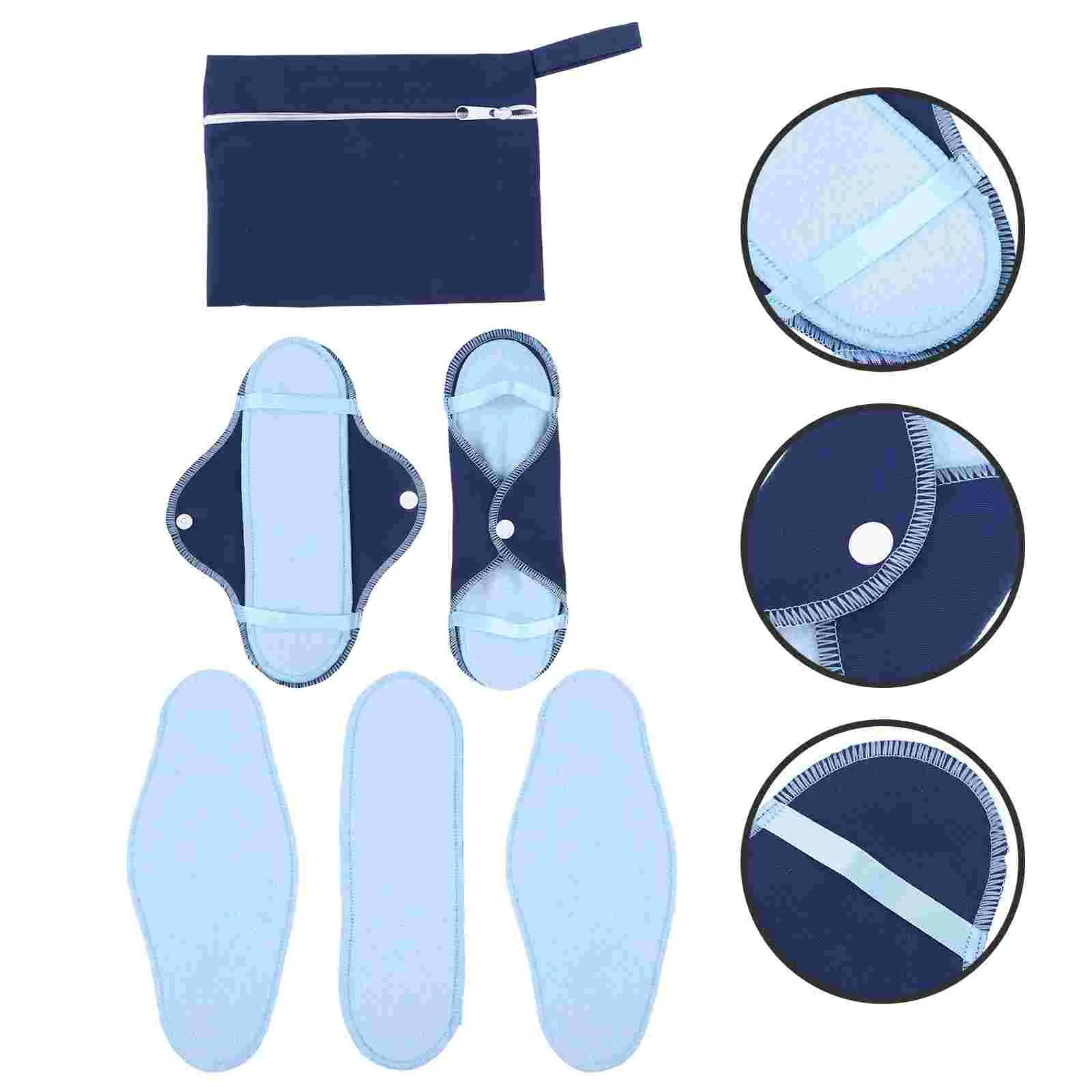 

Polar Fleece Sanitary Napkin Washable Menstrual Pad Panty Liner Napkins Leakproof Women Accessories Woman Suit Gasket