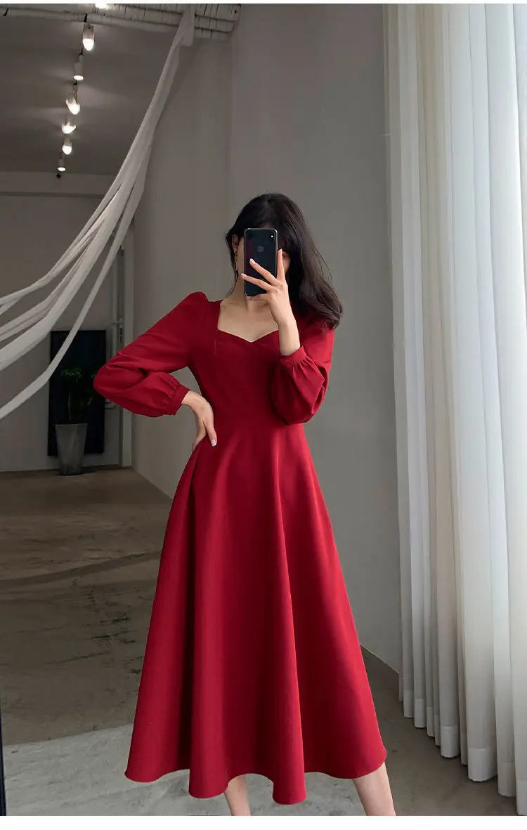 

QY4 2022 весеннее Новое большое женское темпераментное оригинальное платье тихие большие платья в полоску