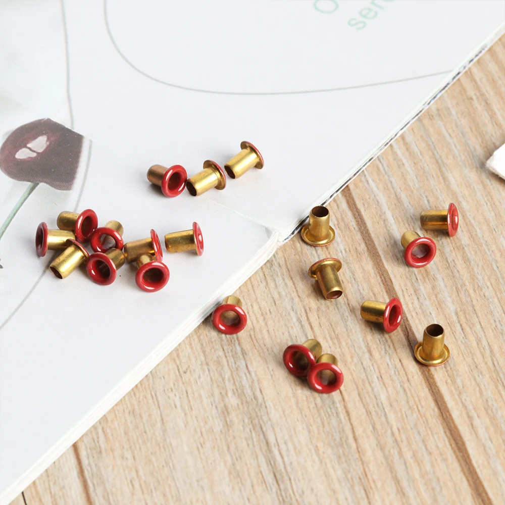 20Pcs Colorful Mini Eyelet Buttons 1mm/2.5mm Ultra-small Metal Belt Buckle Stuffed Toys DIY Dolls Buckles Doll Bags Accessories - купить по