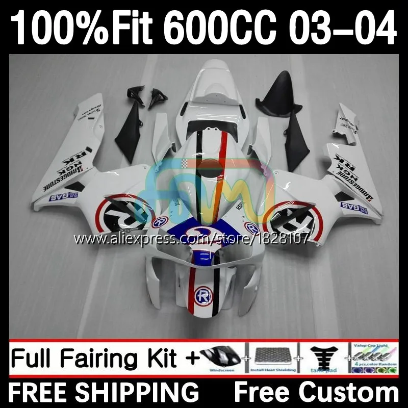 

OEM Fairing For HONDA CBR 600 CC 600RR 600F5 600CC F5 23No.5 CBR600 RR CBR600RR 03 04 CBR600F5 Repsol blue 2003 2004 Injection