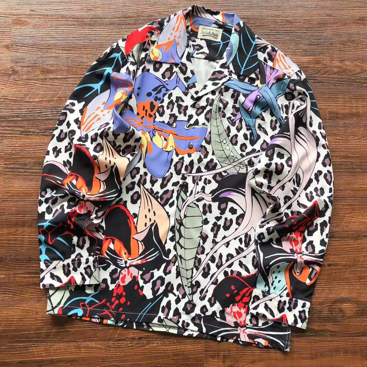 

Мужские и женские рубашки с длинным рукавом и цветочным принтом