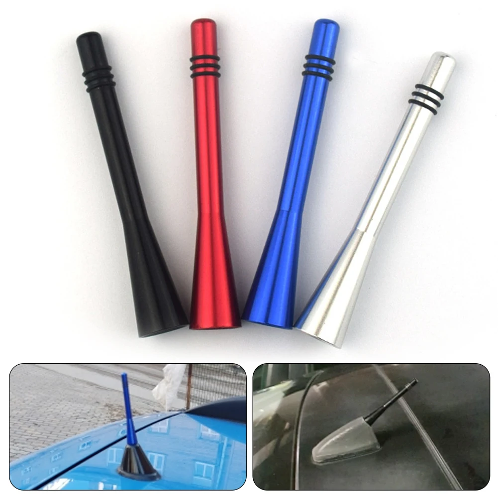

Universal Car Radio Aerial Amplified Antenna For VW BMW Benz Mazda Audi Toyota Aluminum Alloy Car Accessories Antenna