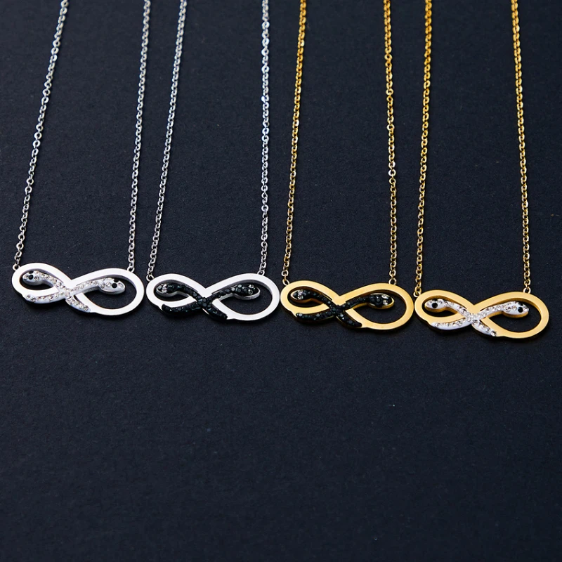 

1pcs New Serpentine Ring Pendant Stainless Steel Necklace for Women Advanced Sense Personality Collarbone Chain Jewelry Gifts