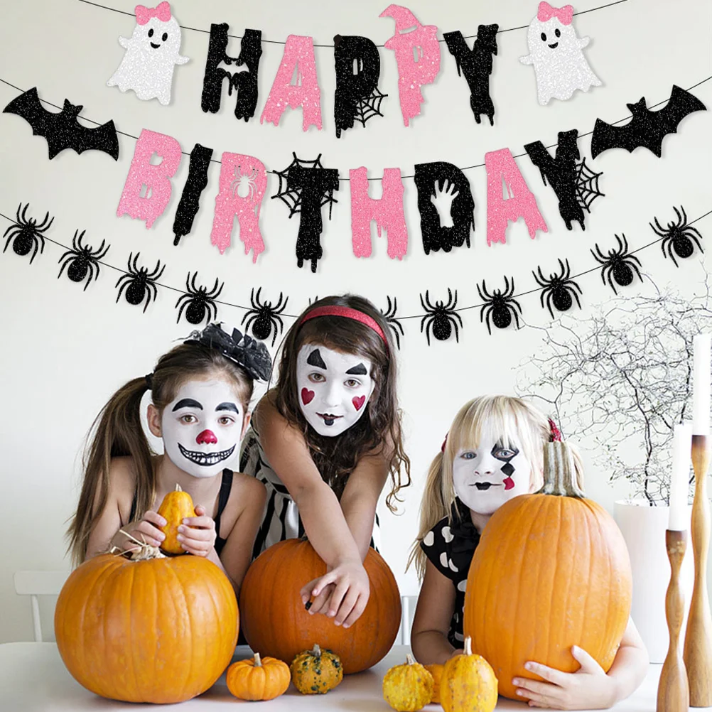 Флаг на день рождения баннер декор Хэллоуин украшения товары для вечеринок