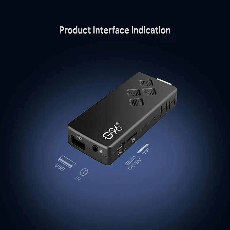 Портативная 8K HDR Android 13 Q2 TV Stick от KANAVI 2 ГБ 16 Allwinner H313