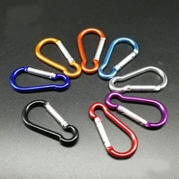 1pc5pcs10pcs small mini climbing carabiner keychain clip aluminum alloy snap hook camping hiking outdoor hooks