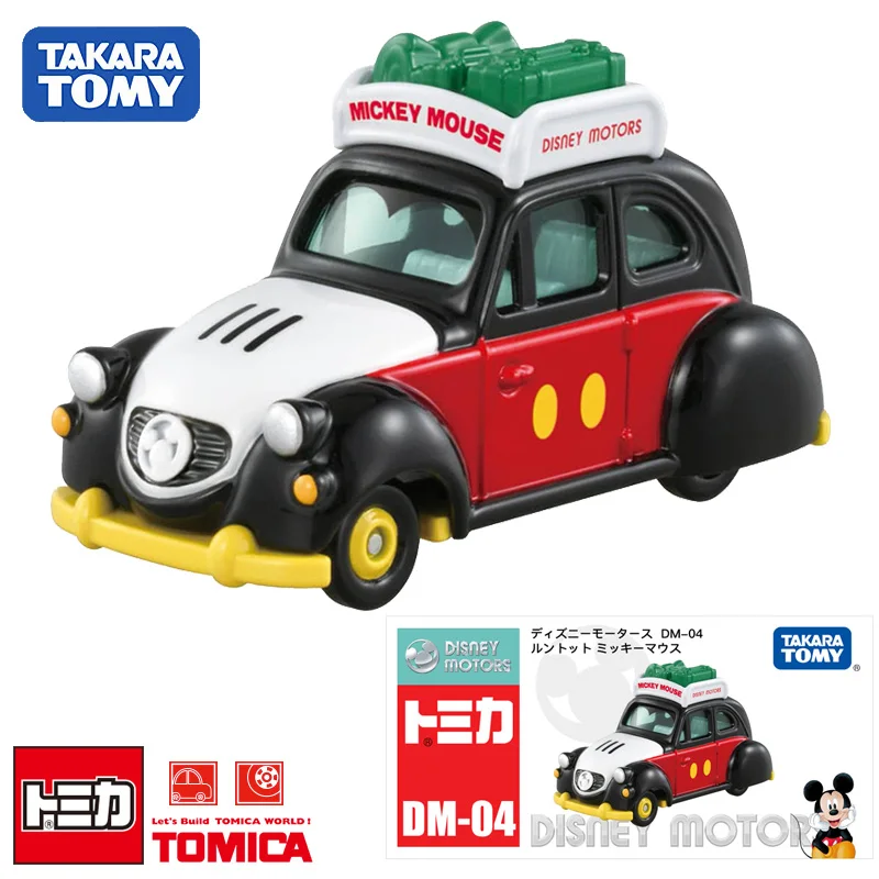 

Takara Tomy Tomica Disney Motors DM-04 Mickey Mouse Station Wagon Mini Metal Diecast Alloy Vehicles Model Car Toy Gift 181293