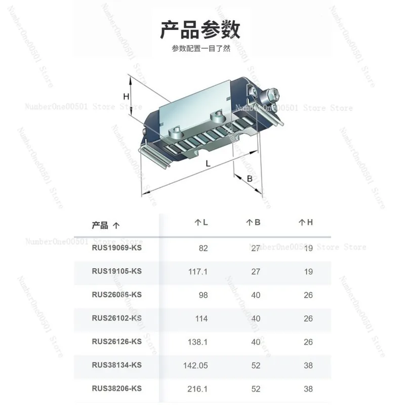 Роликовый роликовый блок RUS26102 19069 26126 19105 38134 38206 26086GR3