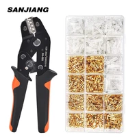 malefemale spade crimp terminals crimping tools electrical pliers insulating sleeve wire connector crimper plier kt sn 58b