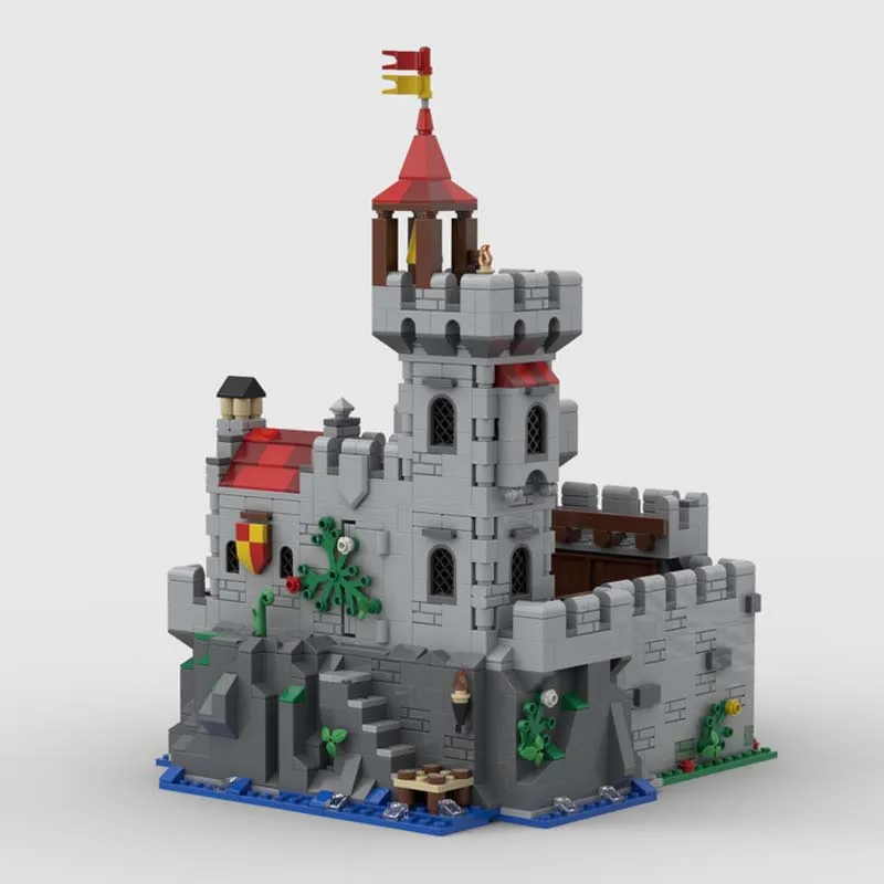 Игрушка из строительных блоков MOC, устойчивая модель средневекового леса, 427 шт., креативная сборка, подарок на фестиваль игрушек (art.: 3920cdfeea9bb) - 3920cdfeea9bb