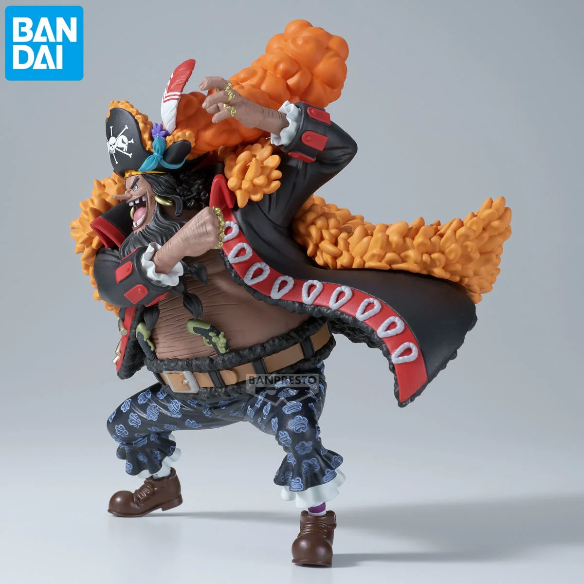 Фото Bandai Original Banpresto аниме One Piece Battle Record Marshall D Teach ПВХ фигурка Коллекционная модель игрушки подарки №4