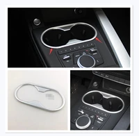for audi a4 b9 a5 2016 2020 matte interior accessories car water cup holder panel decorative cover trim