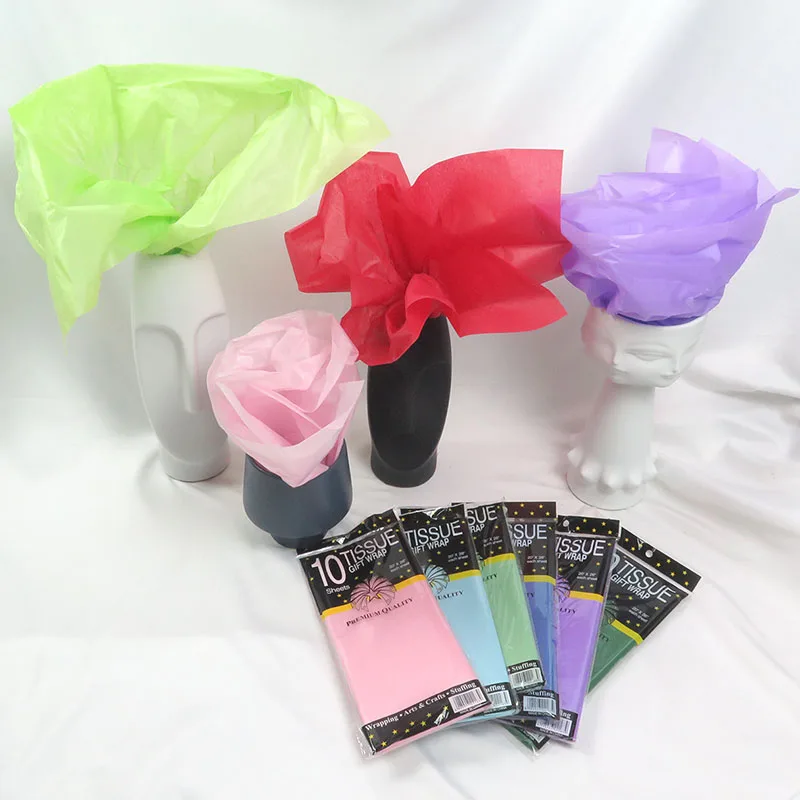 

40Pcs Tissue Paper Easter spring DIY handmade Flower Clothing Gift Packaging Wedding birthday decorations Wrapping Papers