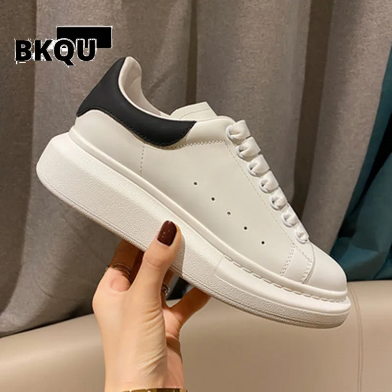 

BKQU High quality sneaker luxury design shoes sneakers women shoes sports casual shoes increased Alexander man white shoes