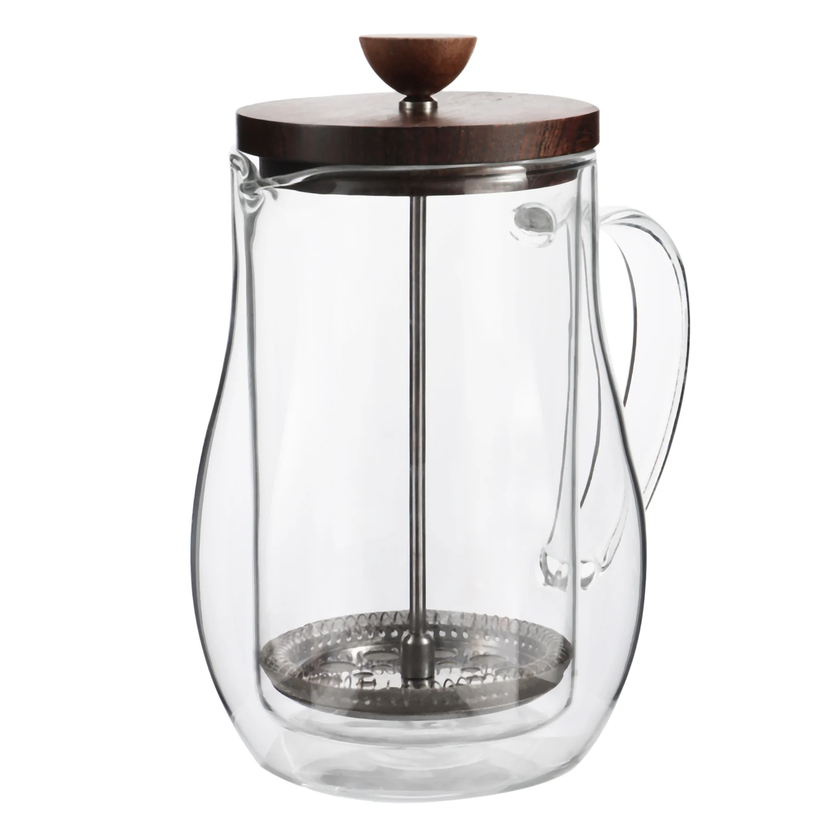 

600 мл стеклянный кофейник с двойными стенками, фильтрующий пресс, чайник, термостойкая чайная бутылка, бытовая фляжка