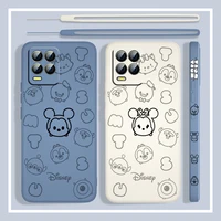 disney cute mickey mouse for realme q3s gt 2 s7 st s2 c25y c21y c11 c17 narzo 50a 50i 30 20 liquid left rope phone case capa