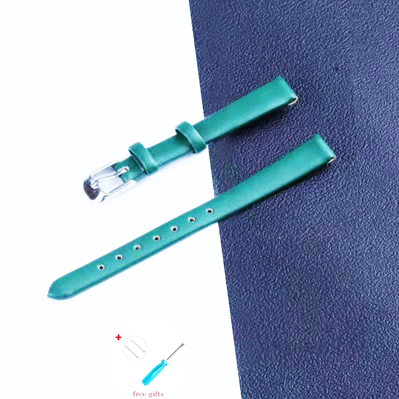 Soft Watch Belt Band Accessories for Ladies Men wristband 8mm 10mm 12mm 14mm 16mm 18mm 20mm 22mm Genuine Leather Strap with Tool