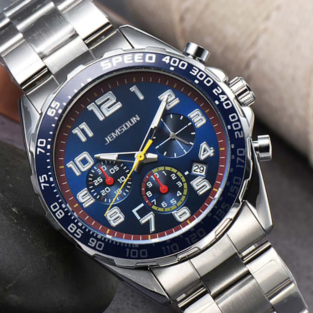 

New Blue Hot Original Brand Classic Men Watches Business Custom Quartz Wterproof Watch Top Quality Sport Clock Relogio Masculino