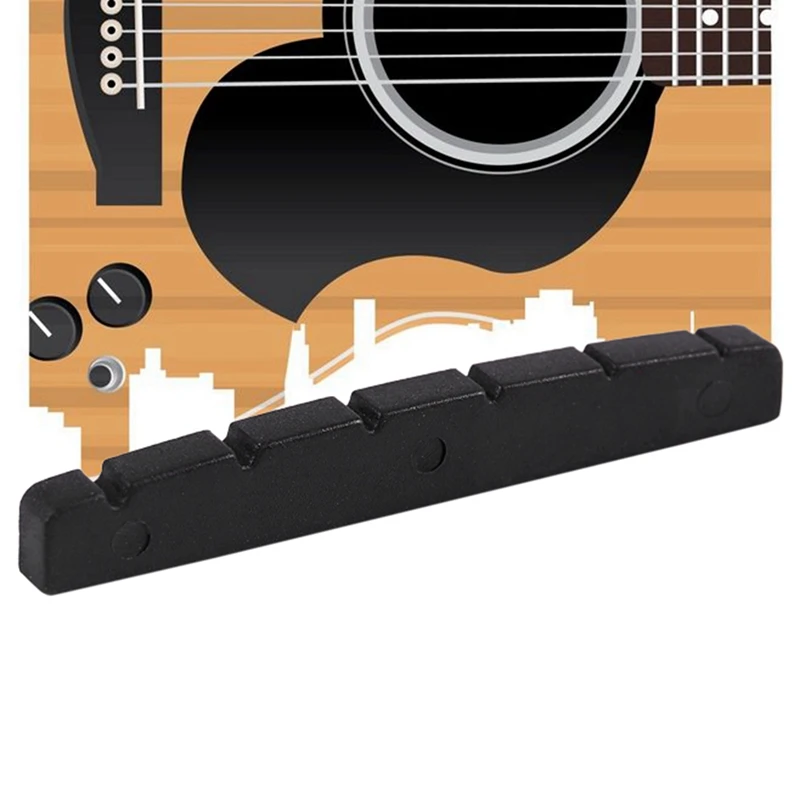 1 самосмазывающаяся шлицевая гайка и 4 штуки пальцевая гитара целлулоидный