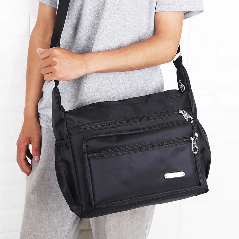 

Male Man New Bags Waterproof Hot Sale Shoulder Quality Business Single Crossbody Capacity Bags Fashion Travel Tote High High