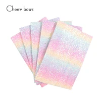 2230cm gradient colorful glitter fabric diy sewing material home textile printed fabric apparel sewing clothes for sewing doll