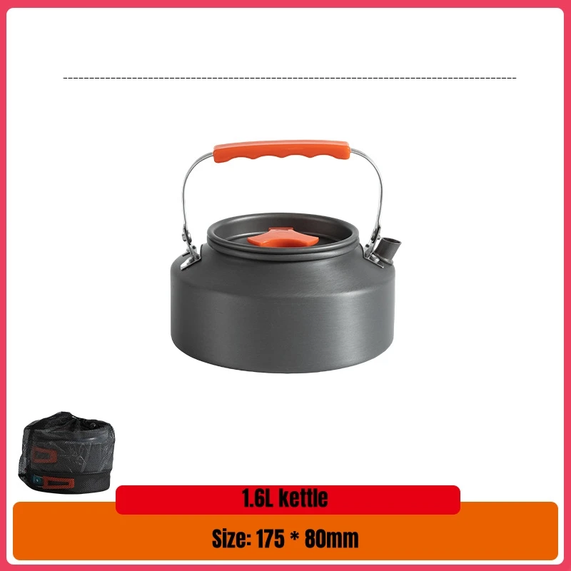 1 1/1 6 л походный чайник легкий из алюминиевого сплава для туризма посуда