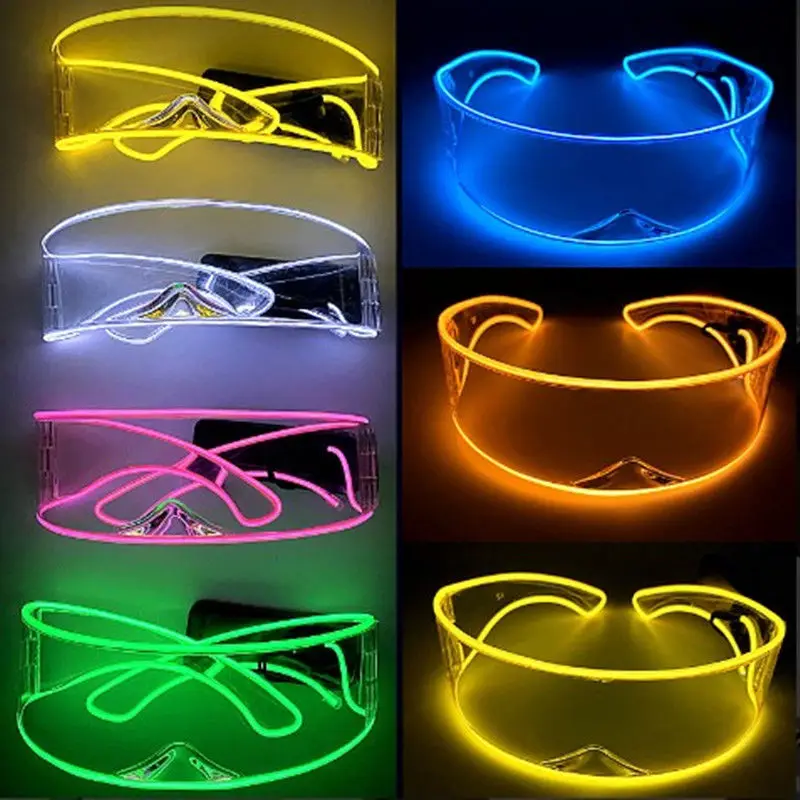 

Disney EL Luminous Glasses Wireless Future Technology Sense Birthday Party Nightclub Bar Disco Dancing Photo Props