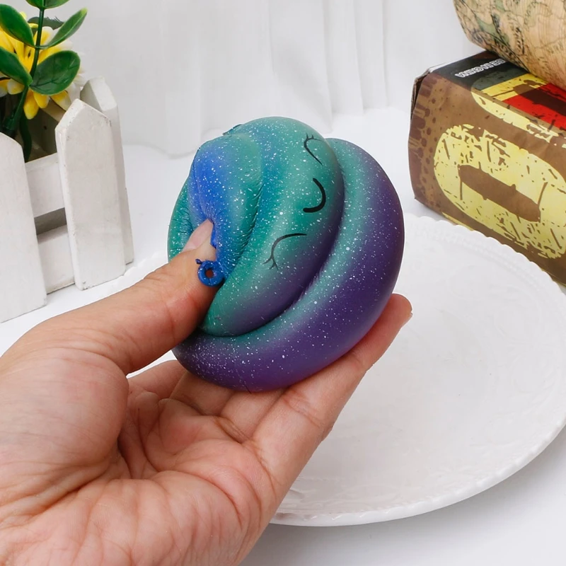 

HUYU Mini star Poo Сияющие мягкие игрушки Медленно растущие мягкие кремовые ароматизированные хлебные подарки