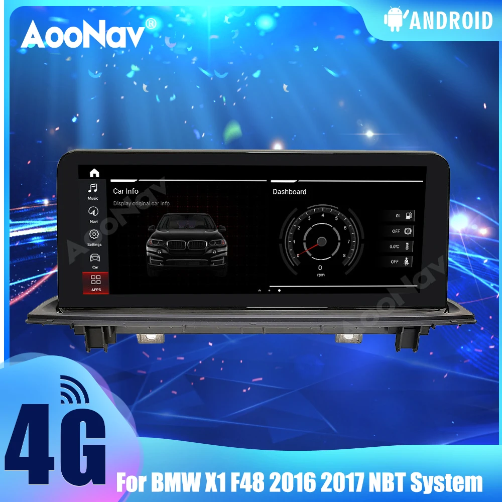 

Автомагнитола 2 Din для BMW X1 F48 2016 2017 NBT Система Android 11 сенсорный экран Sceen GPS навигация Авторадио мультимедийный плеер