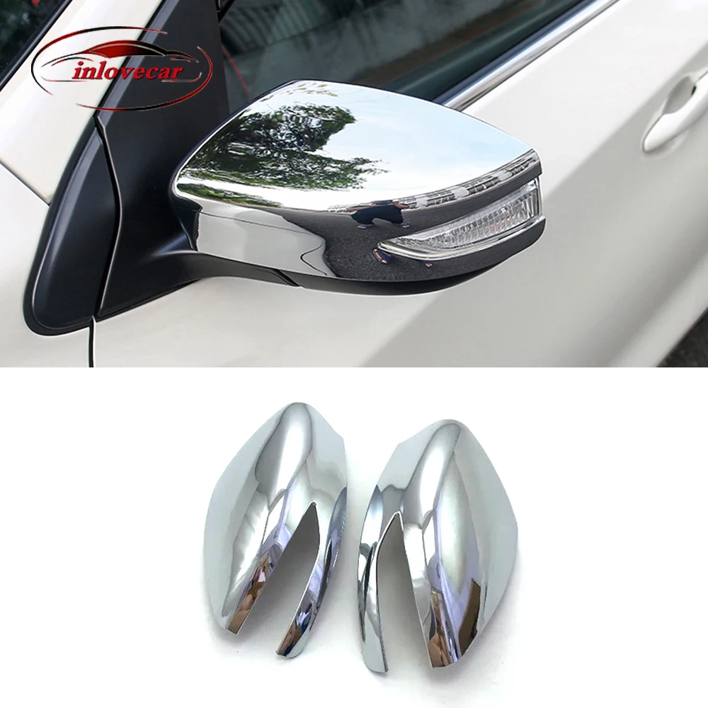 

Chrome Carbon Black Red Car side rearview mirror Cover Trim Sticker for Nissan Maxima 2016 2017 2018 2019 Auto Accessories