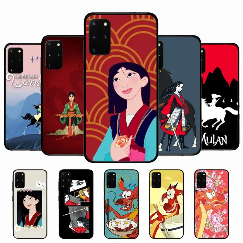 

Disney Mulan Phone Case for Samsung S10 21 20 9 8 plus lite S20 UlTRA 7edge