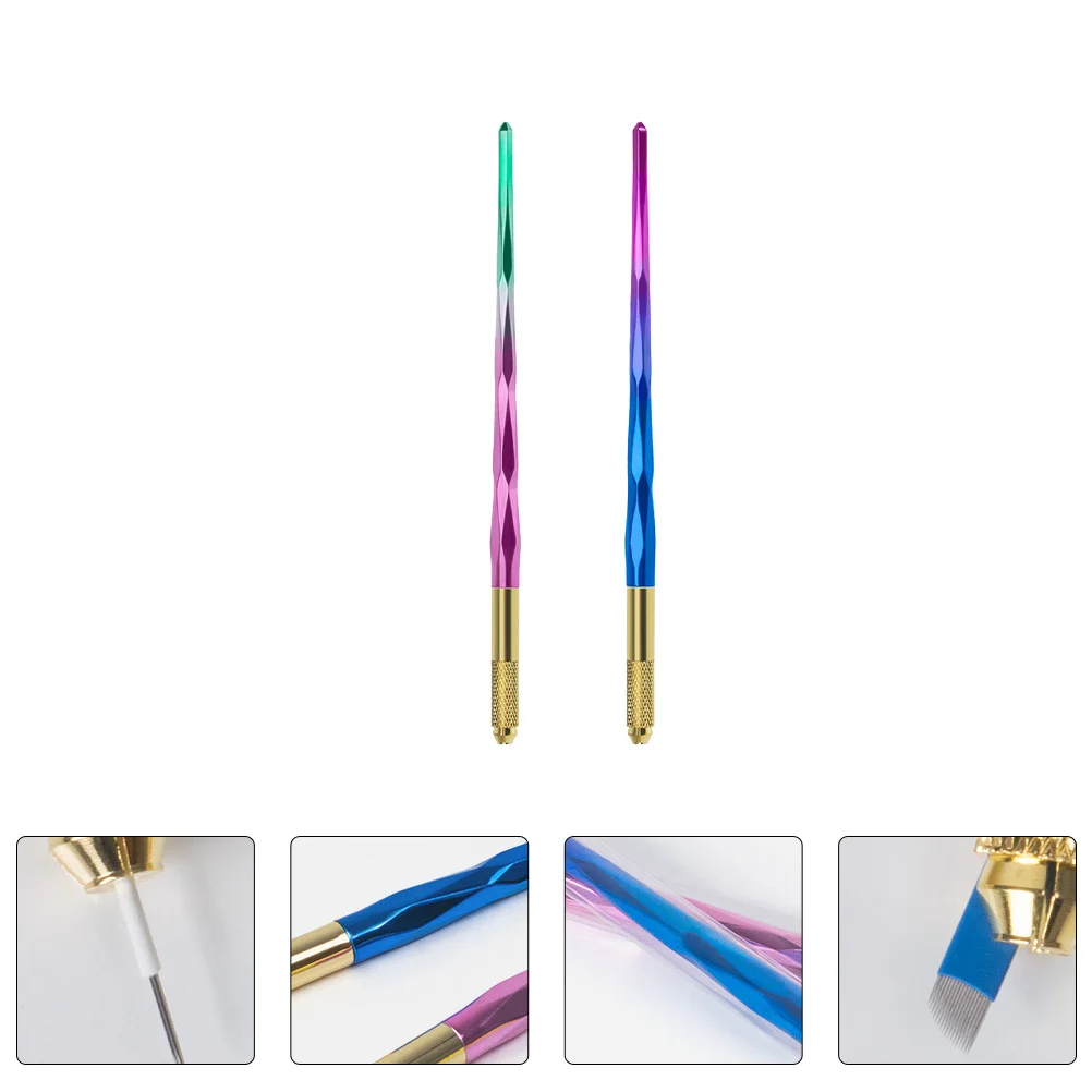 

2PCS Embroidered Manual Pen Small Waist Pen for Salon Shop Home Mall