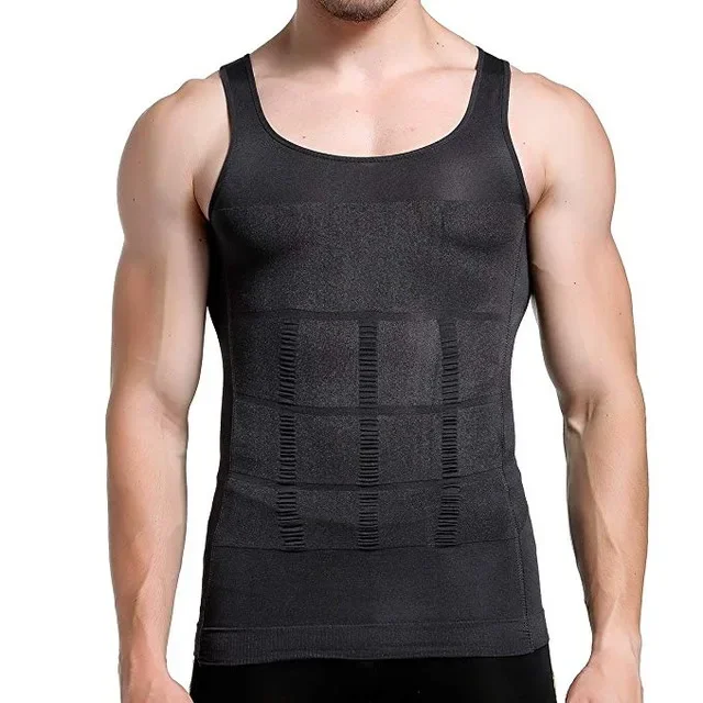 

Men Corset Body Slimming Tummy Shaper Fat Burning Vest Belly Waist Girdle Shirt Shapewear Underwear Waist Girdle Shirts