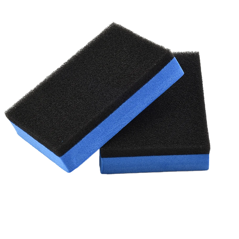 

Polishing Pads 5Pcs Ceramic Waxing Rectangle Blue+Black 7.5*5*1.5cm Car Coating Sponges Replacement Glass Useful Supplies