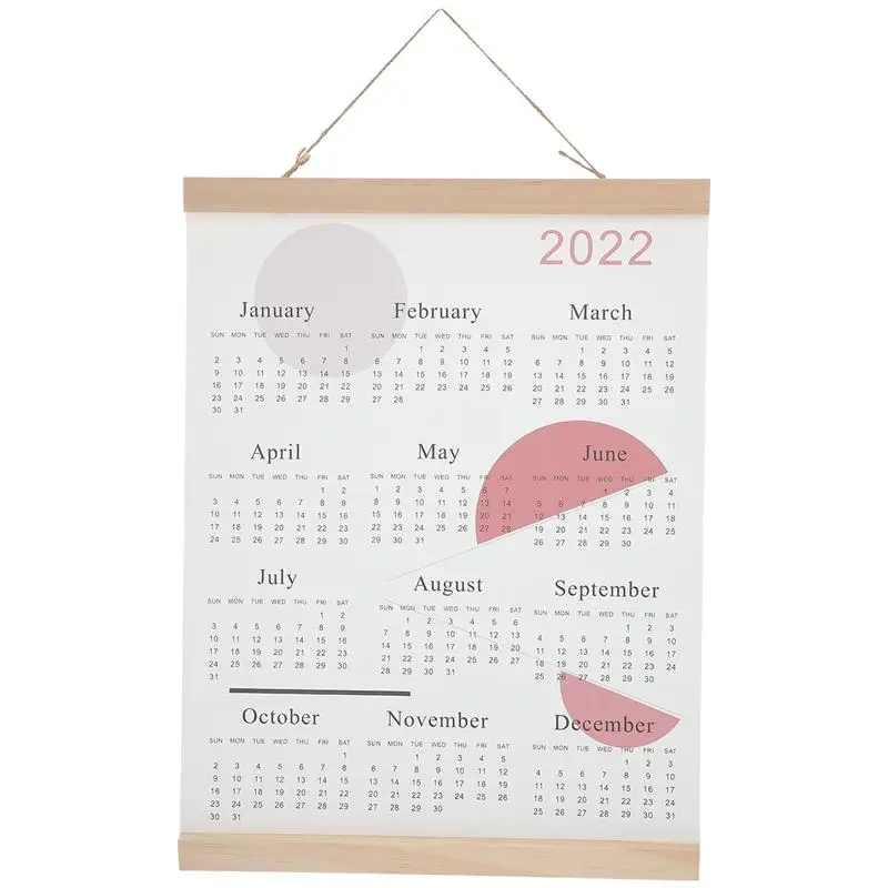 

Nordic 2022 Wall Calendar Canvas Oil Painting Fashion Wall Hanging Decoration
