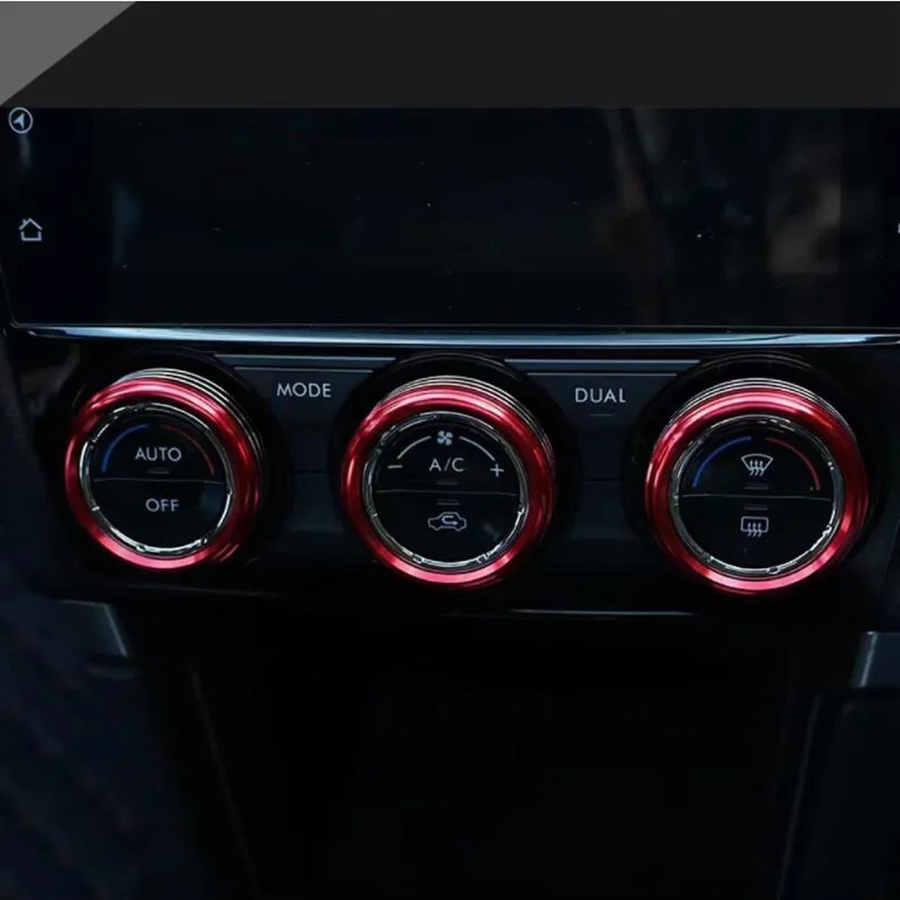 Для Subaru Forester Impreza XV Crosstrek WRX Levorg автостайлинг ручка кондиционера регулятор тепла