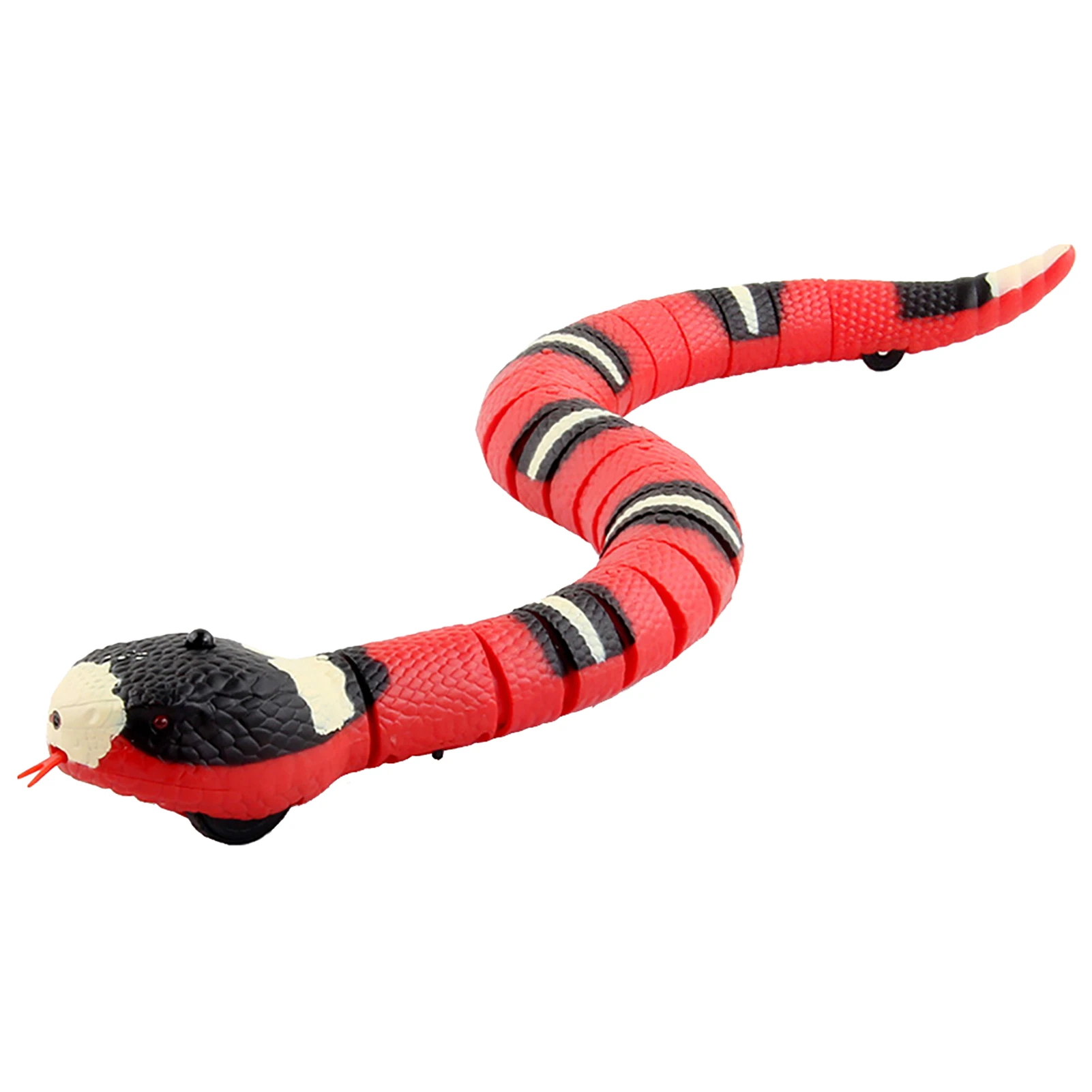 

Cat Accessories Automatically S-type Crawling Children Fun 3D Smart Sensing Snake Toy USB Charge For Pet Interactive Dogs