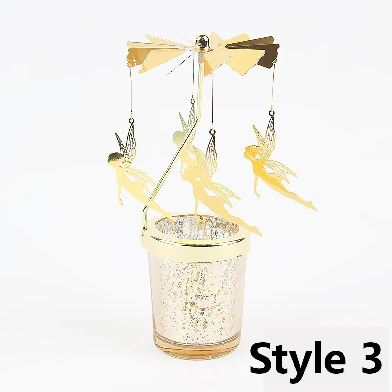 

Металлический вращающийся подсвечник