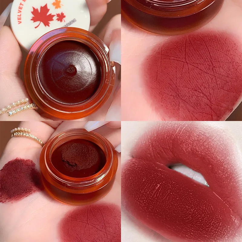 

Canned Mousse Matte Canned Lip Mud Velvet Lipstick Lip Gloss Long Lasting Lip Balm Lip Glaze Waterproof Women Lip Makeup