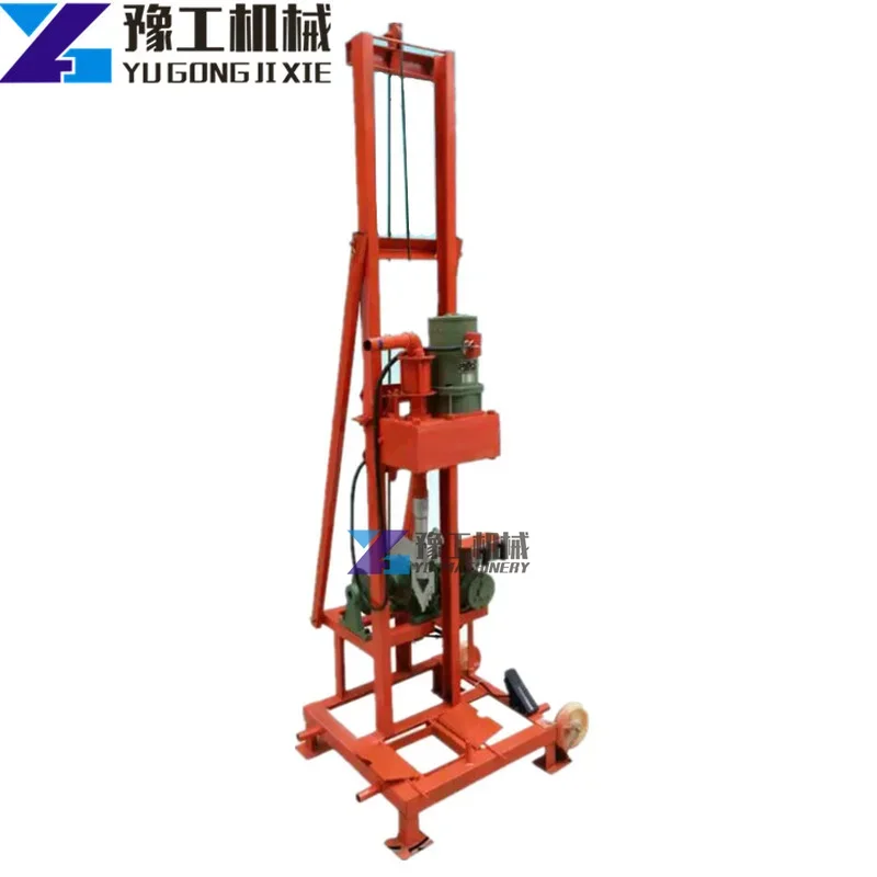 Буровая установка для водяных скважин с электродвигателем используемая фермы