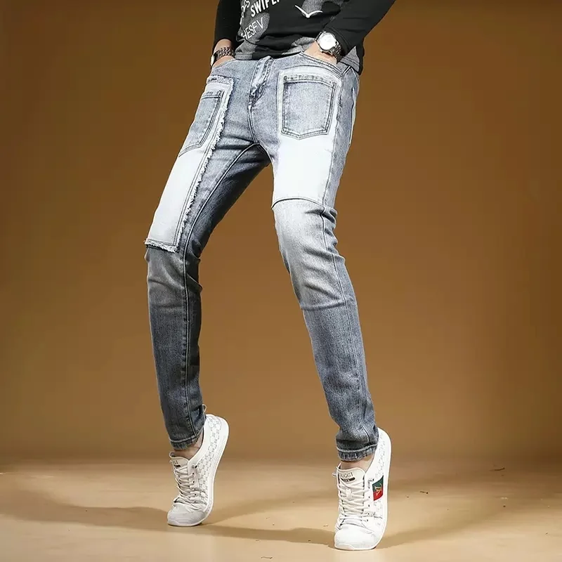 Рисунок 4 - Джинсы мужские в стиле пэчворк