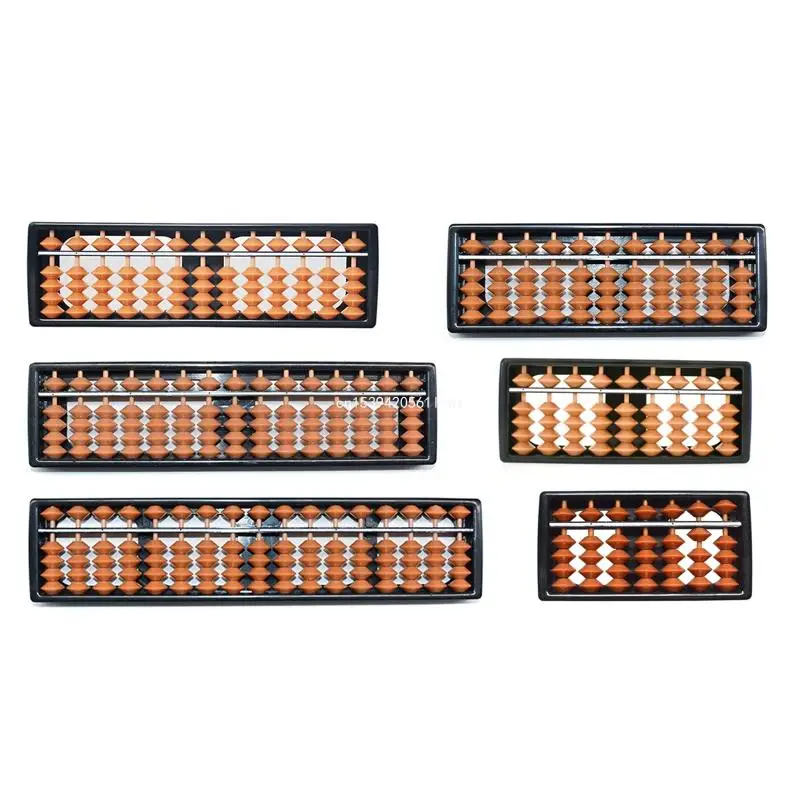 

Wooden Abacus with Reset Button Chinese Abacus Calculator 7 Column to 17 Column Dropship