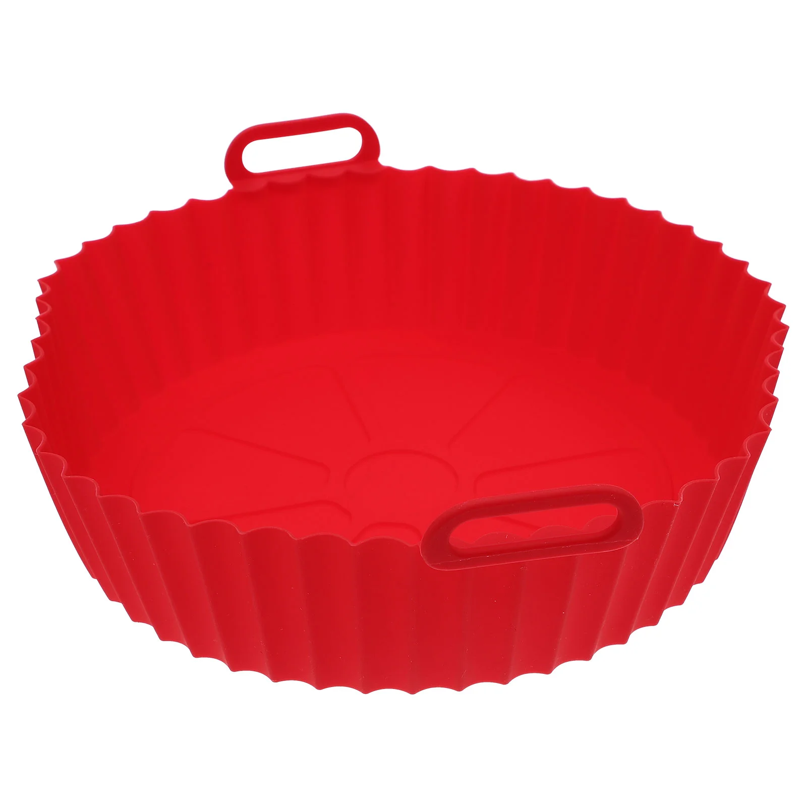 

Fryer Air Silicone Liner Basket Pot Oven Reusable Non Stick Baking Bowl Pan Round Steamer Accessories Washable Liners Fryers