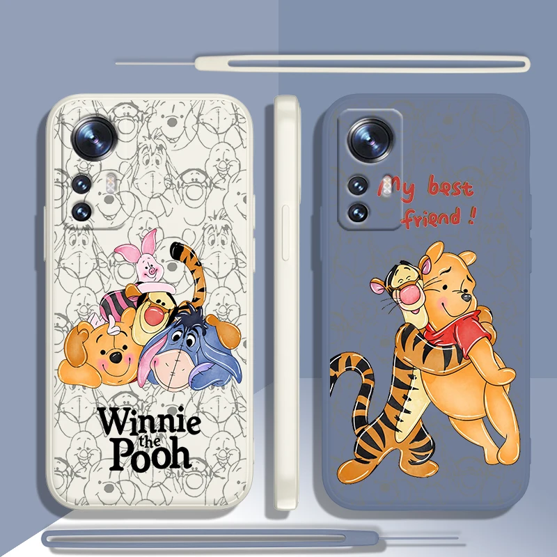 Милый чехол для телефона с изображением Винни-Пуха Xiaomi Mi 13 12 11 10 Uitra Lite Pro T 12(12X) 11i