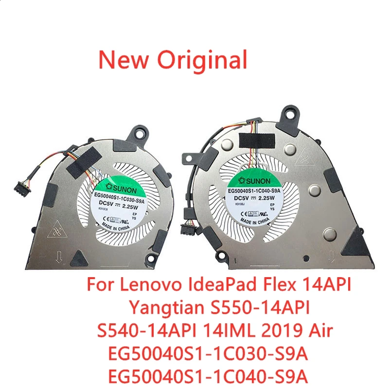 Новый оригинальный охлаждающий вентилятор для ноутбука Lenovo IdeaPad Flex 14API Yangtian S550-14API 14IML 2019 Air S540-14API