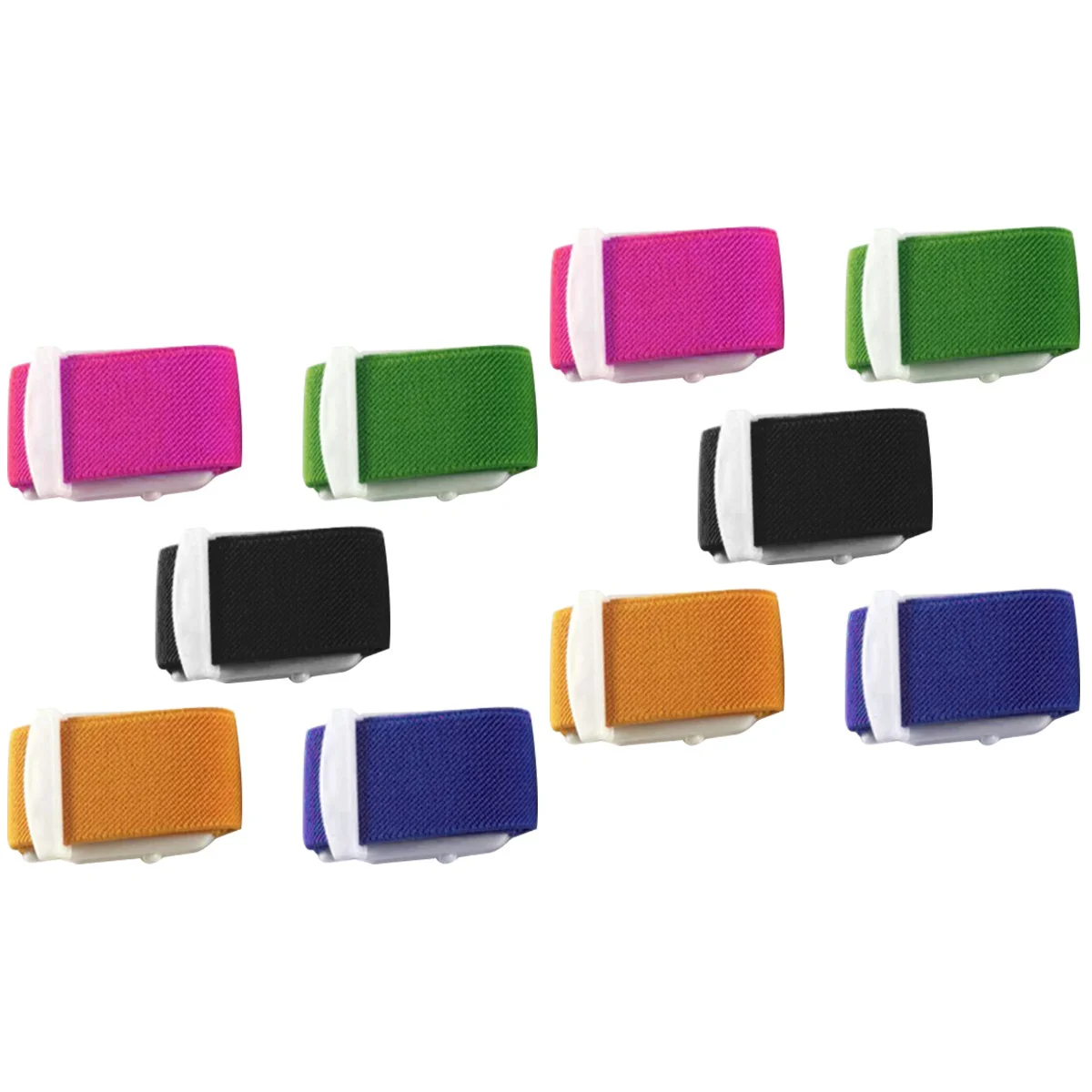 

10 pcs Elastic Quick Release Sports Emergency Buckle Tourniquet (Random Color)