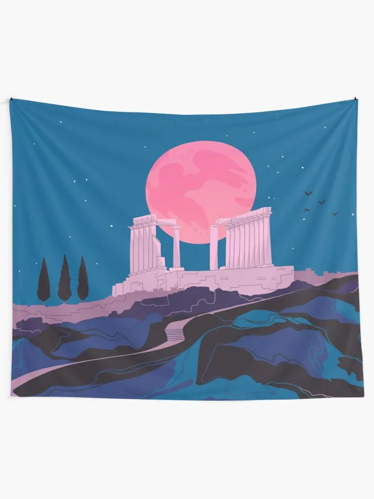 

Настенное одеяло с принтом в виде храма Poseidon at Sounion