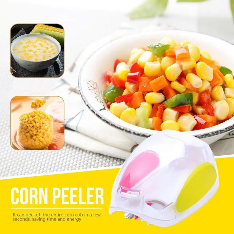 For Cob With Storage Space Multi Use Quick Peeling Decobbing Tool For Kitchen Fruits Vegetables Salad Soup